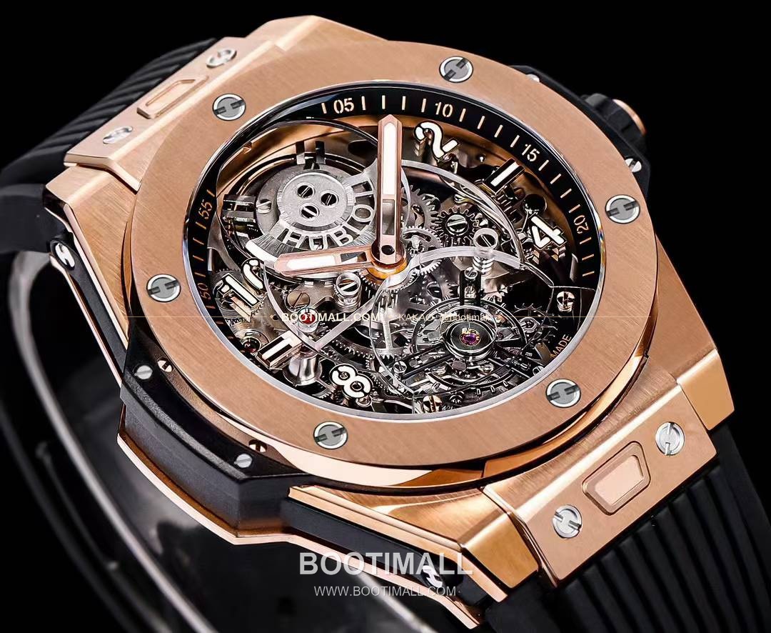위블로 빅뱅 유니코 스켈레톤 투르비옹 수동 Hublot Big Bang Unico Skeleton Tourbillon Manual 45mm 4