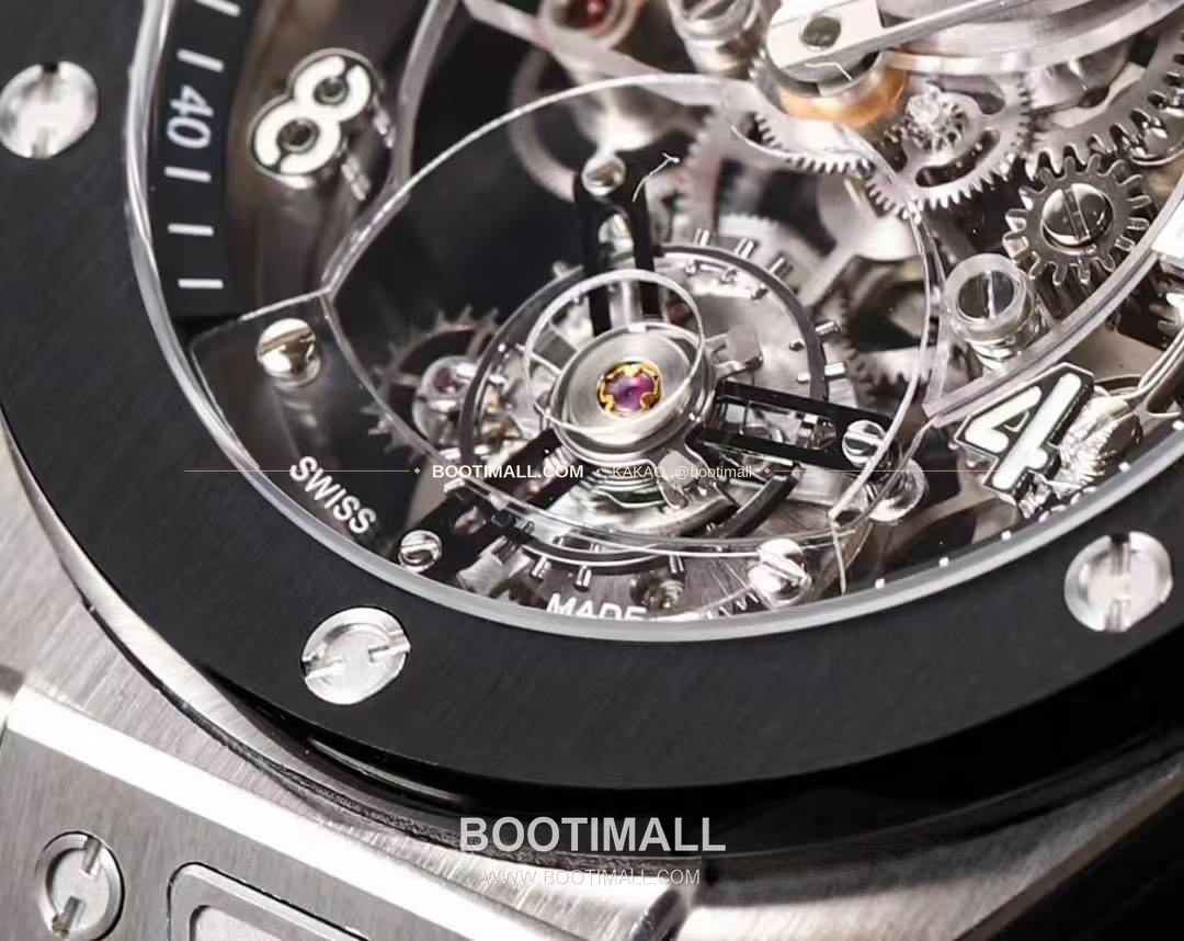 위블로 빅뱅 유니코 스켈레톤 투르비옹 수동 Hublot Big Bang Unico Skeleton Tourbillon Manual 45mm 6