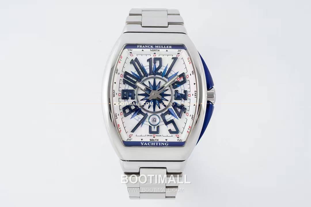 프랭크뮬러 뱅가드 요팅 스틸 블루다이얼 오토매틱 Franck Muller Vanguard Yachting Steel Blue Dial Automatic V45 44x54mm 1