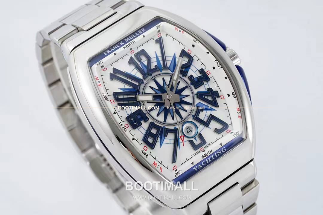 프랭크뮬러 뱅가드 요팅 스틸 블루다이얼 오토매틱 Franck Muller Vanguard Yachting Steel Blue Dial Automatic V45 44x54mm 3