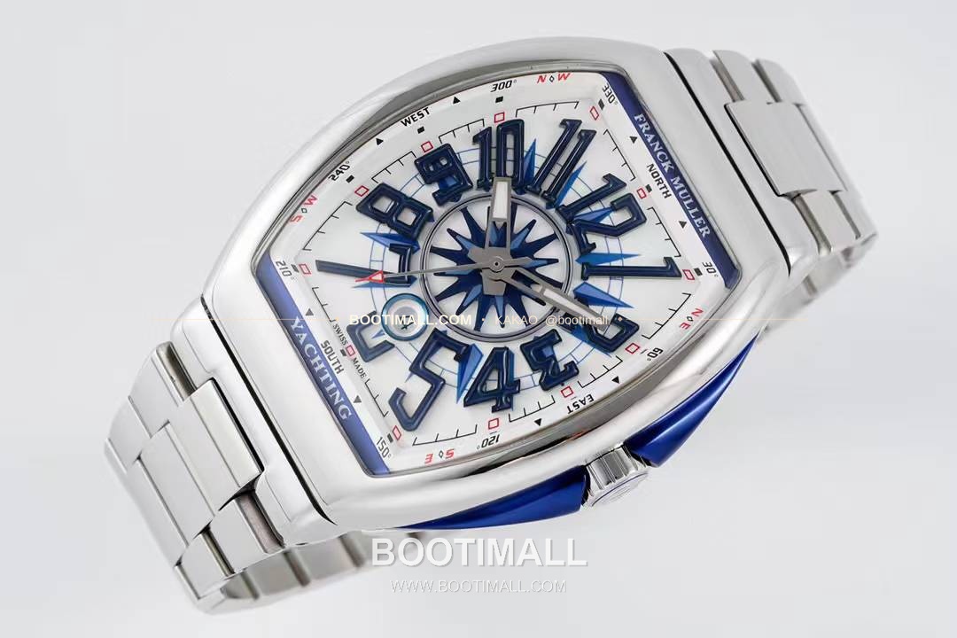 프랭크뮬러 뱅가드 요팅 스틸 블루다이얼 오토매틱 Franck Muller Vanguard Yachting Steel Blue Dial Automatic V45 44x54mm 4