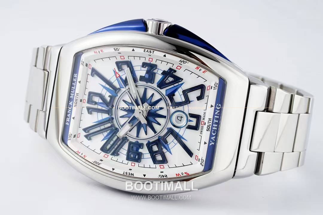 프랭크뮬러 뱅가드 요팅 스틸 블루다이얼 오토매틱 Franck Muller Vanguard Yachting Steel Blue Dial Automatic V45 44x54mm 5