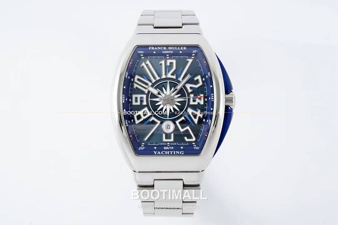 프랭크뮬러 뱅가드 요팅 스틸 블루다이얼 오토매틱 Franck Muller Vanguard Yachting Steel Blue Dial Automatic V45 44x54mm 1