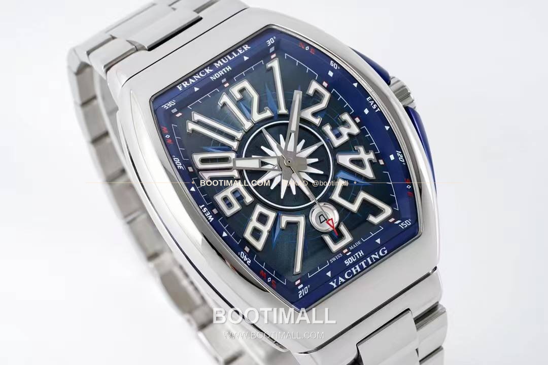 프랭크뮬러 뱅가드 요팅 스틸 블루다이얼 오토매틱 Franck Muller Vanguard Yachting Steel Blue Dial Automatic V45 44x54mm 3