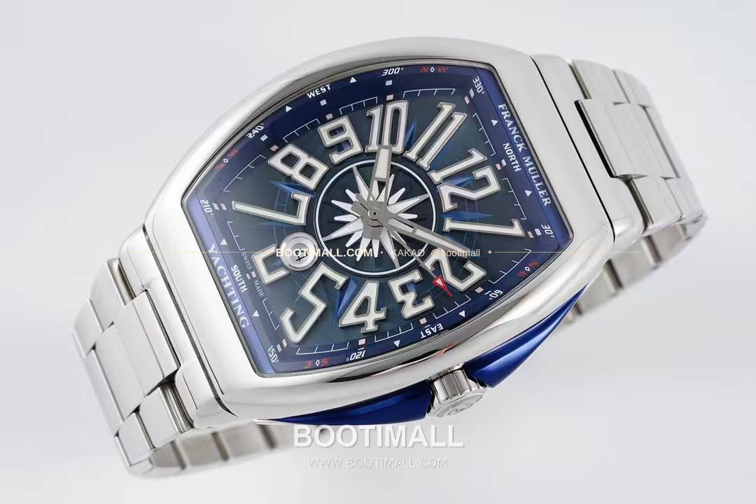 프랭크뮬러 뱅가드 요팅 스틸 블루다이얼 오토매틱 Franck Muller Vanguard Yachting Steel Blue Dial Automatic V45 44x54mm 4