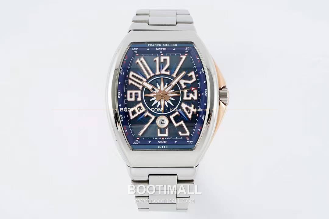 프랭크뮬러 뱅가드 요팅 스틸 블루다이얼 오토매틱 Franck Muller Vanguard Yachting Steel Blue Dial Automatic V45 44x54mm 1