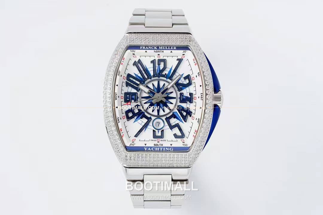 프랭크뮬러 뱅가드 요팅 스틸 블루다이얼 오토매틱 Franck Muller Vanguard Yachting Steel Blue Dial Automatic V45 44x54mm 1