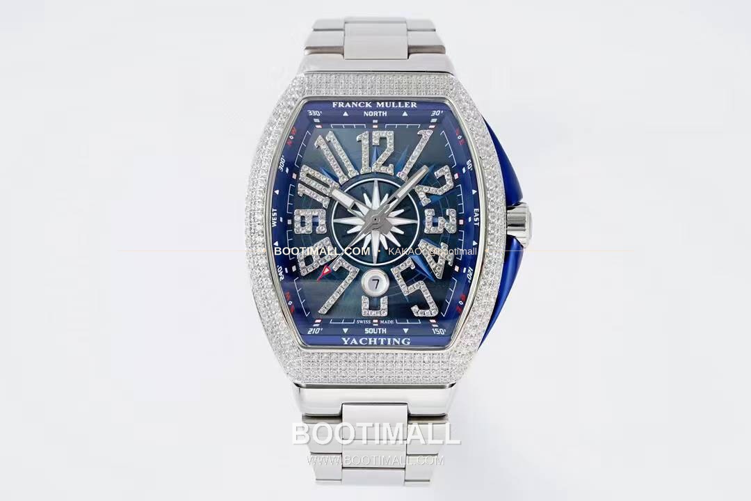프랭크뮬러 뱅가드 요팅 스틸 블루다이얼 오토매틱 Franck Muller Vanguard Yachting Steel Blue Dial Automatic V45 44x54mm 1