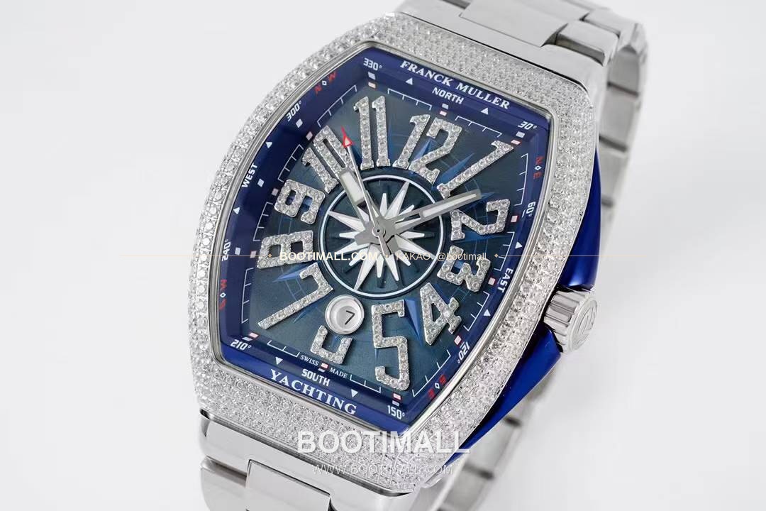 프랭크뮬러 뱅가드 요팅 스틸 블루다이얼 오토매틱 Franck Muller Vanguard Yachting Steel Blue Dial Automatic V45 44x54mm 2