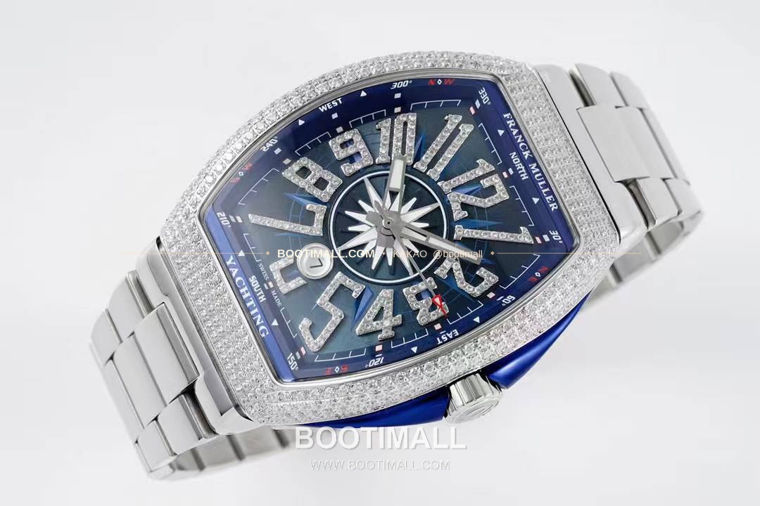프랭크뮬러 뱅가드 요팅 스틸 블루다이얼 오토매틱 Franck Muller Vanguard Yachting Steel Blue Dial Automatic V45 44x54mm 4