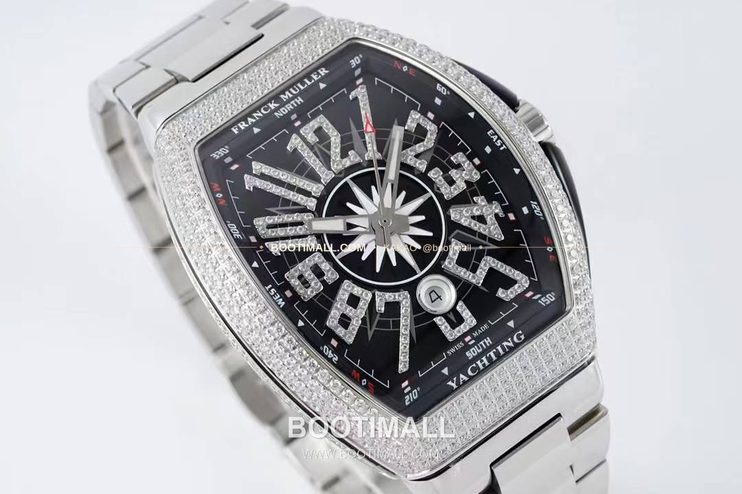 프랭크뮬러 뱅가드 요팅 스틸 블루다이얼 오토매틱 Franck Muller Vanguard Yachting Steel Blue Dial Automatic V45 44x54mm 3