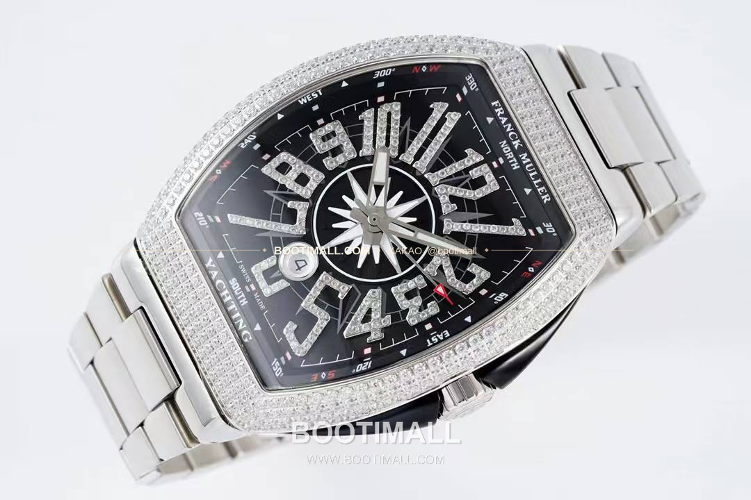 프랭크뮬러 뱅가드 요팅 스틸 블루다이얼 오토매틱 Franck Muller Vanguard Yachting Steel Blue Dial Automatic V45 44x54mm 4