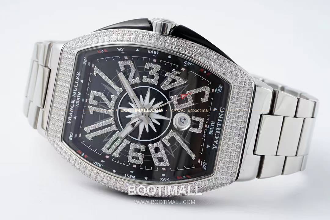 프랭크뮬러 뱅가드 요팅 스틸 블루다이얼 오토매틱 Franck Muller Vanguard Yachting Steel Blue Dial Automatic V45 44x54mm 5