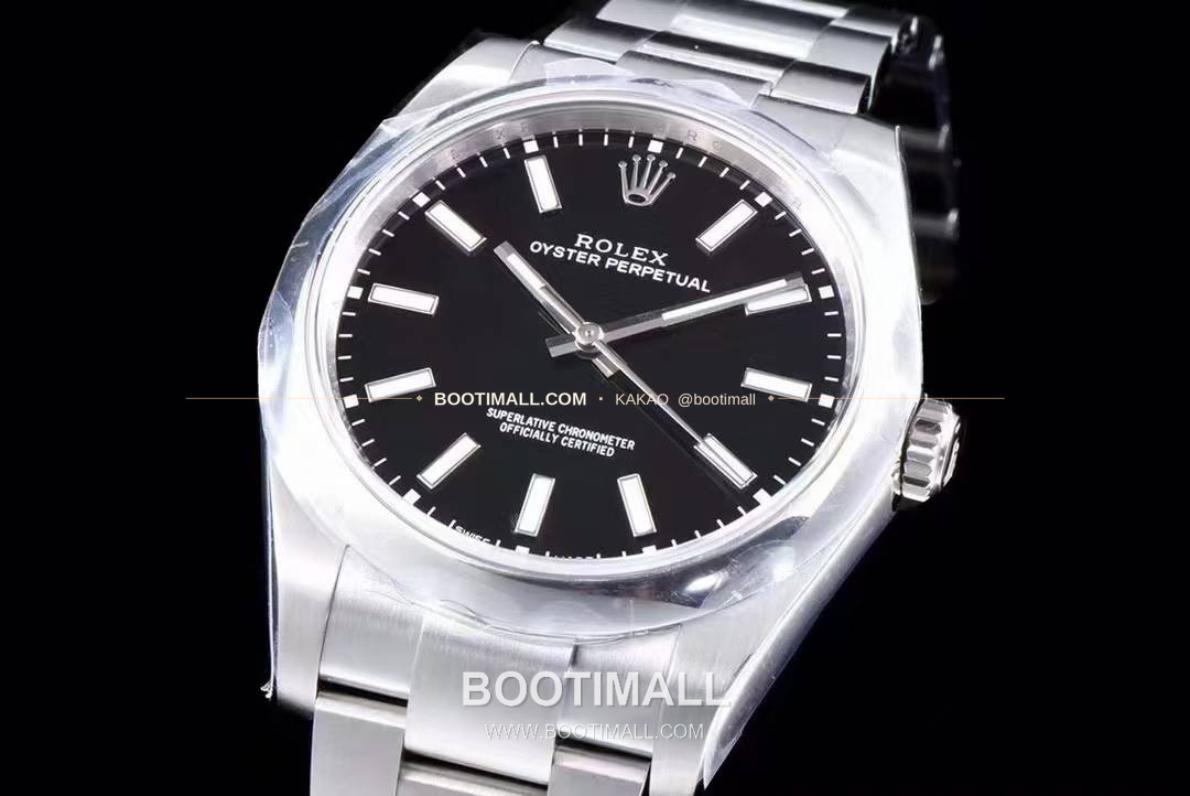 롤렉스 오이스터 퍼페추얼 904L스틸 블루다이얼 오토매틱 Rolex Oyster Perpetual 904L Steel Blue Dial Automatic 114300 39mm 4