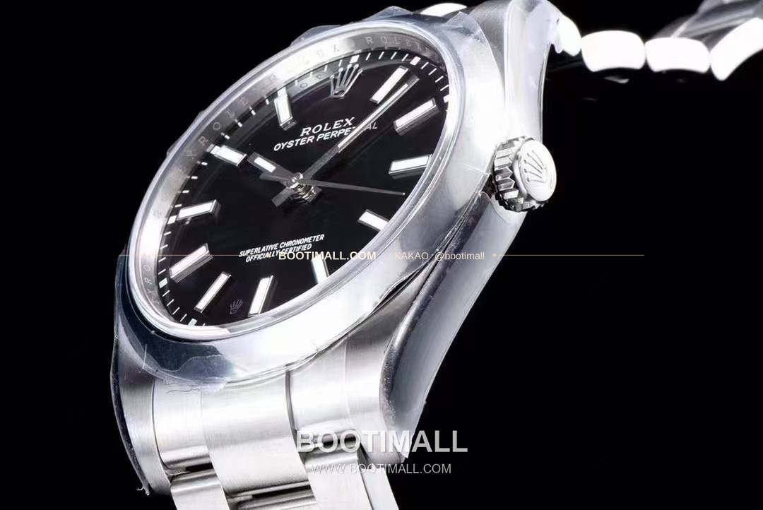 롤렉스 오이스터 퍼페추얼 904L스틸 블루다이얼 오토매틱 Rolex Oyster Perpetual 904L Steel Blue Dial Automatic 114300 39mm 7