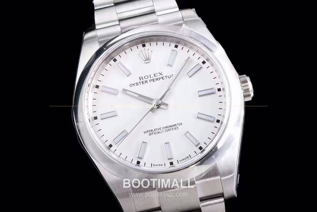 롤렉스 오이스터 퍼페추얼 904L스틸 블루다이얼 오토매틱 Rolex Oyster Perpetual 904L Steel Blue Dial Automatic 114300 39mm 4