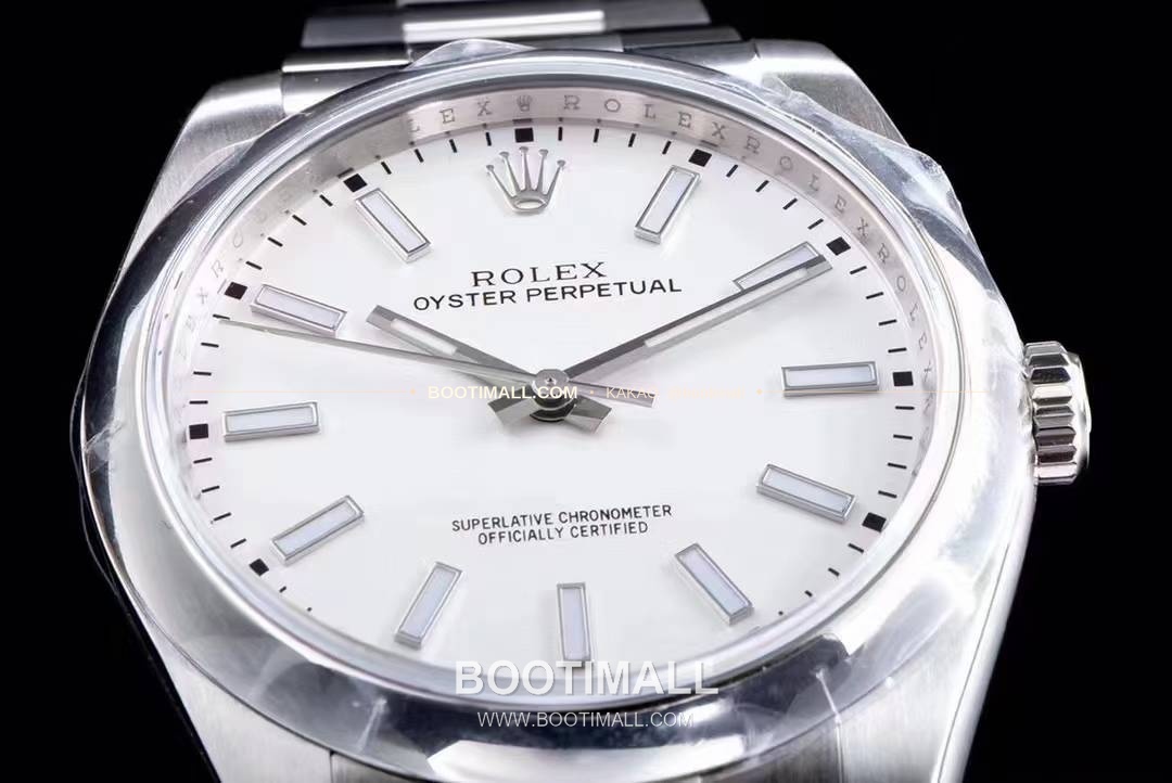 롤렉스 오이스터 퍼페추얼 904L스틸 블루다이얼 오토매틱 Rolex Oyster Perpetual 904L Steel Blue Dial Automatic 114300 39mm 7