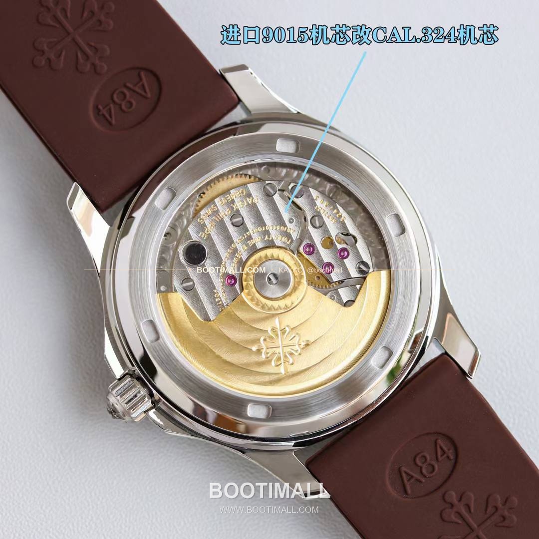 파텍필립 아쿠아넛 스틸 다이아세팅 블랙다이얼 오토매틱 Patek Philippe Aquanaut Steel Diamond Set Black Dial Automatic 35.6mm 8