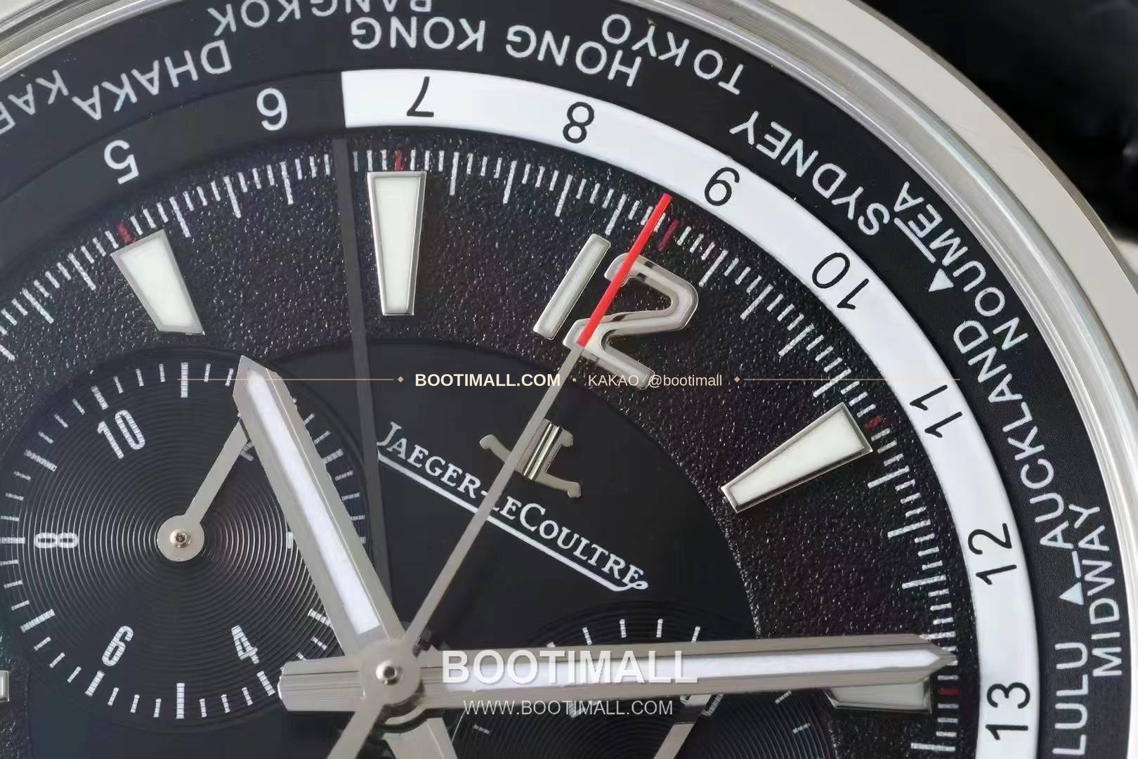 예거르쿨트르 폴라리스 월드타임 크로노그래프 스틸 블루블랙다이얼 오토매틱 Jaeger LeCoultre Polaris World Time Chronograph Steel Blue Black Dial Automatic 44mm 5