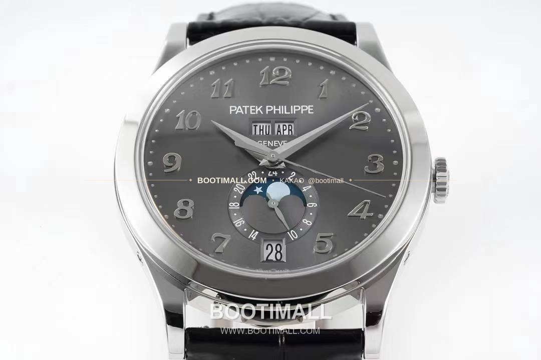 파텍필립 컴플리케이션 화이트골드 그레이다이얼 애뉴얼캘린더 오토매틱 Patek Philippe Complications White Gold Grey Dial Annual Calendar Automatic 5396 38mm 4