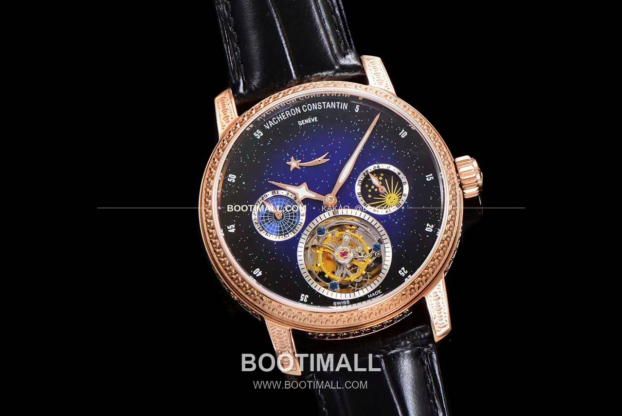 바쉐론콘스탄틴 패트리모니 스틸 블루스카이 투르비옹 파워리저브 오토매틱 Vacheron Constantin Patrimony Steel Blue Sky Tourbillon Power Reserve Automatic 42mm 3