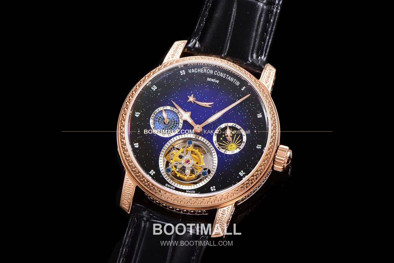 바쉐론콘스탄틴 패트리모니 스틸 블루스카이 투르비옹 파워리저브 오토매틱 Vacheron Constantin Patrimony Steel Blue Sky Tourbillon Power Reserve Automatic 42mm 4