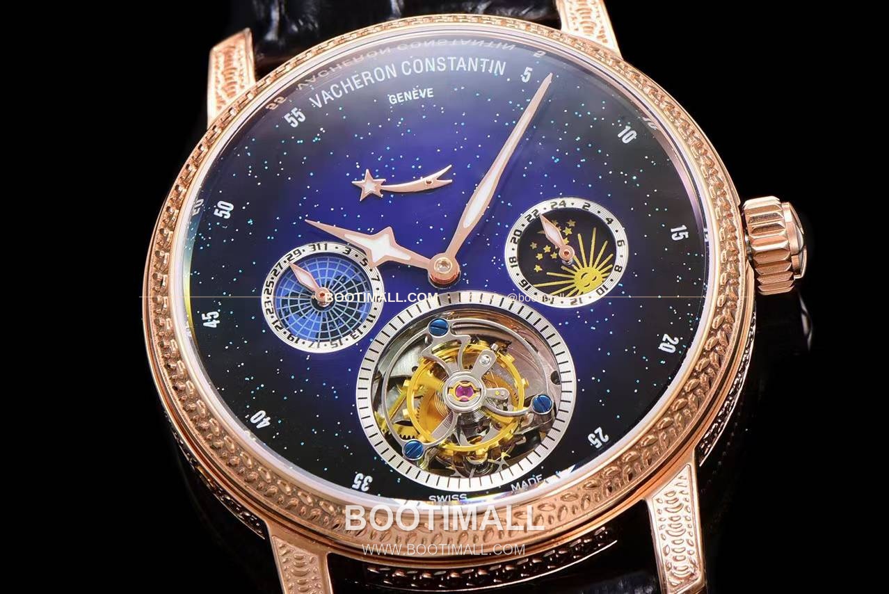 바쉐론콘스탄틴 패트리모니 스틸 블루스카이 투르비옹 파워리저브 오토매틱 Vacheron Constantin Patrimony Steel Blue Sky Tourbillon Power Reserve Automatic 42mm 6