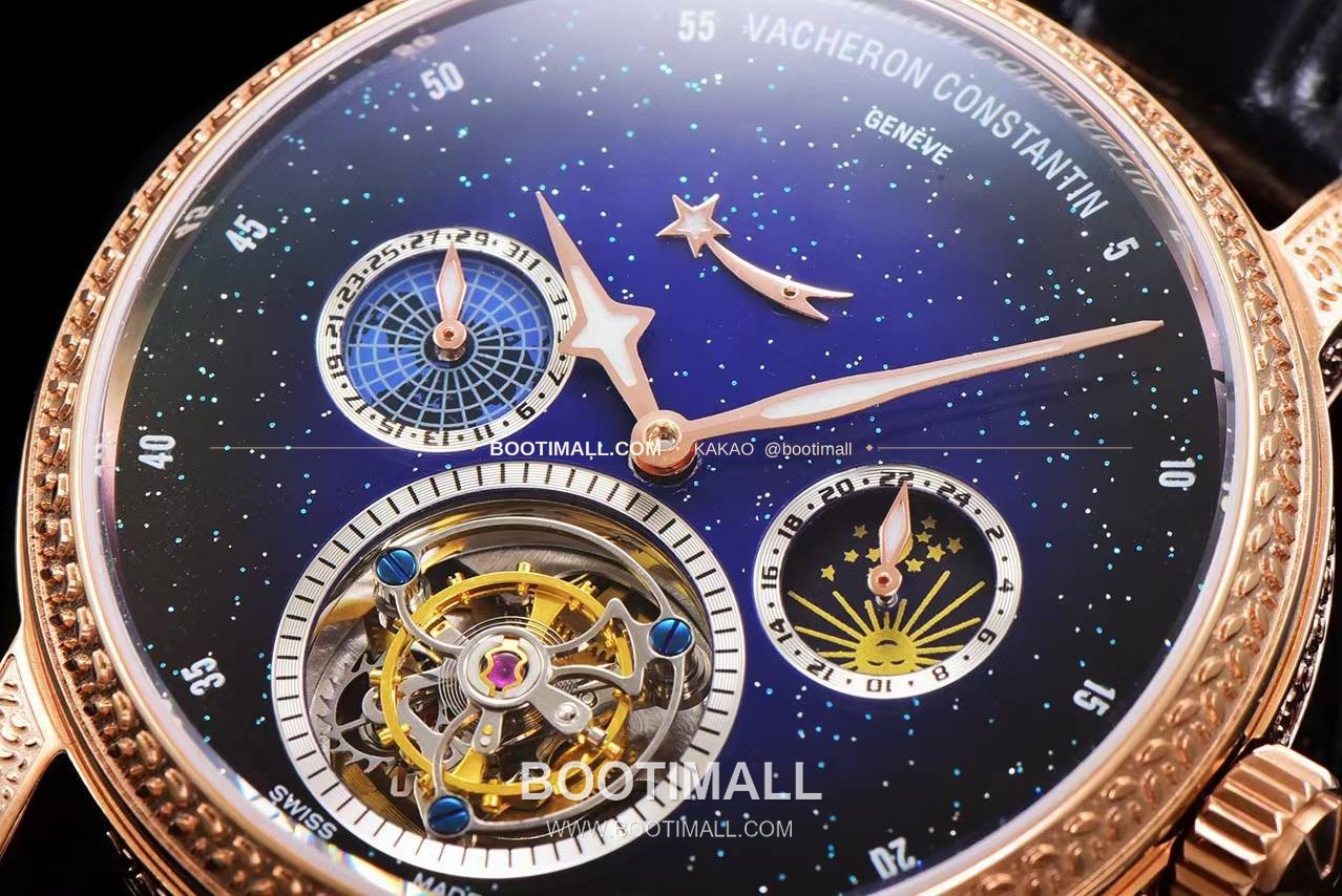 바쉐론콘스탄틴 패트리모니 스틸 블루스카이 투르비옹 파워리저브 오토매틱 Vacheron Constantin Patrimony Steel Blue Sky Tourbillon Power Reserve Automatic 42mm 13