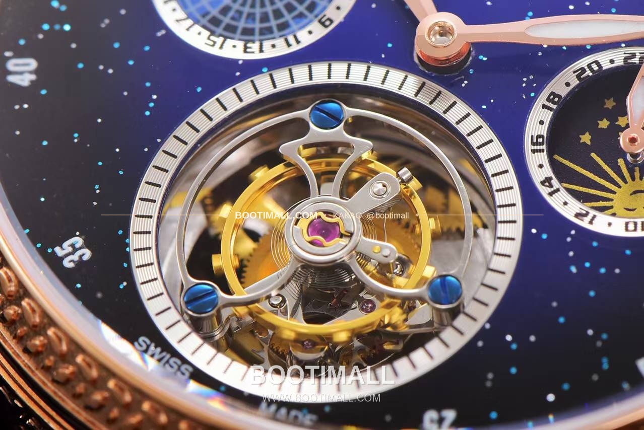 바쉐론콘스탄틴 패트리모니 스틸 블루스카이 투르비옹 파워리저브 오토매틱 Vacheron Constantin Patrimony Steel Blue Sky Tourbillon Power Reserve Automatic 42mm 14