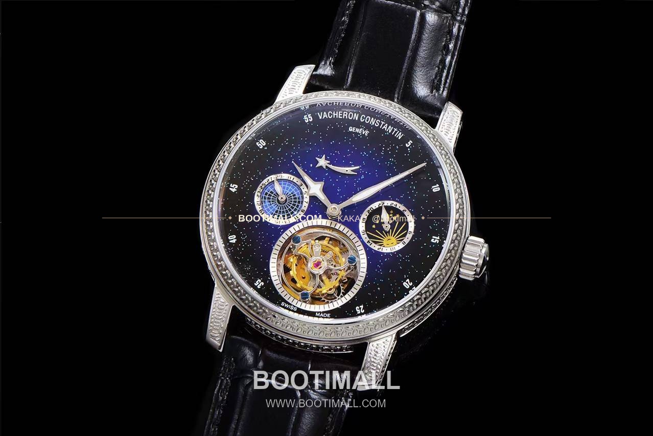 바쉐론콘스탄틴 패트리모니 스틸 블루스카이 투르비옹 파워리저브 오토매틱 Vacheron Constantin Patrimony Steel Blue Sky Tourbillon Power Reserve Automatic 42mm 3