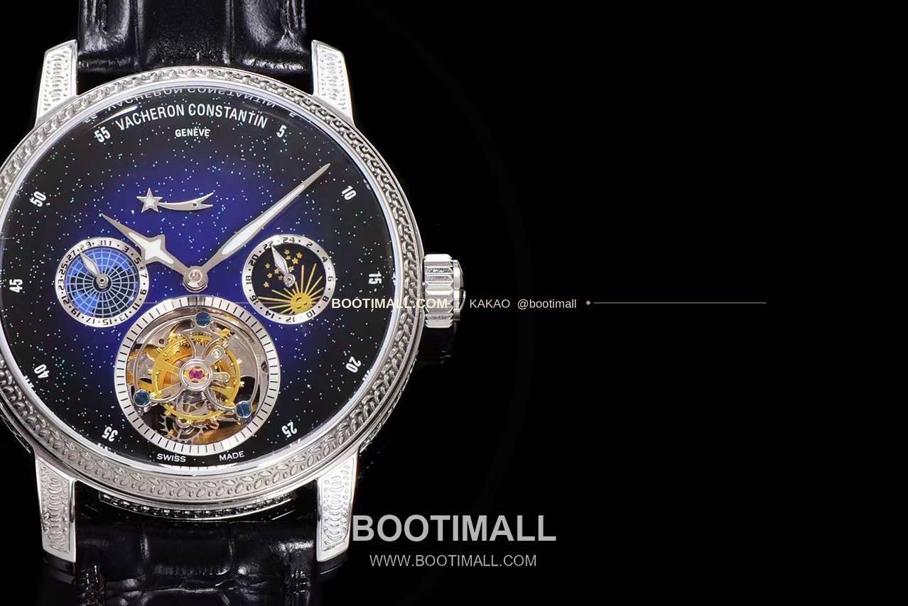 바쉐론콘스탄틴 패트리모니 스틸 블루스카이 투르비옹 파워리저브 오토매틱 Vacheron Constantin Patrimony Steel Blue Sky Tourbillon Power Reserve Automatic 42mm 4