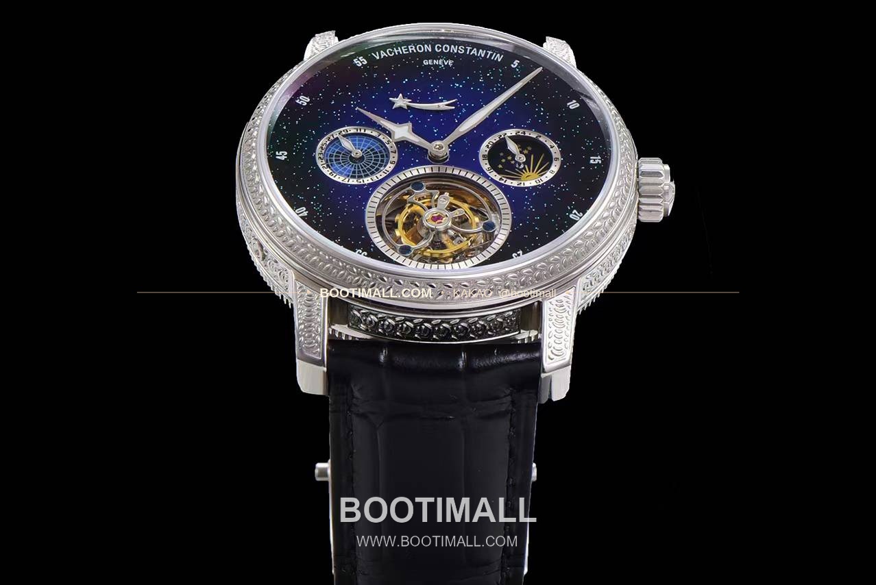 바쉐론콘스탄틴 패트리모니 스틸 블루스카이 투르비옹 파워리저브 오토매틱 Vacheron Constantin Patrimony Steel Blue Sky Tourbillon Power Reserve Automatic 42mm 10