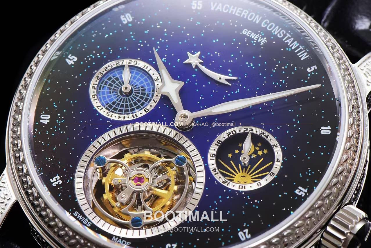 바쉐론콘스탄틴 패트리모니 스틸 블루스카이 투르비옹 파워리저브 오토매틱 Vacheron Constantin Patrimony Steel Blue Sky Tourbillon Power Reserve Automatic 42mm 11