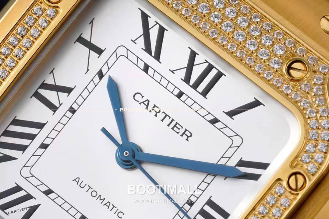까르띠에 산토스 드 까르띠에 스틸 화이트로만다이얼 오토매틱 Cartier Santos de Cartier Steel White Roman Dial Automatic 35.1mm 2