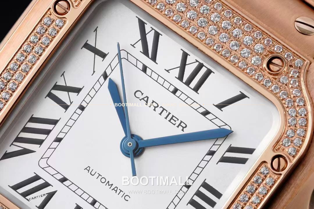 까르띠에 산토스 드 까르띠에 스틸 화이트로만다이얼 오토매틱 Cartier Santos de Cartier Steel White Roman Dial Automatic 35.1mm 2