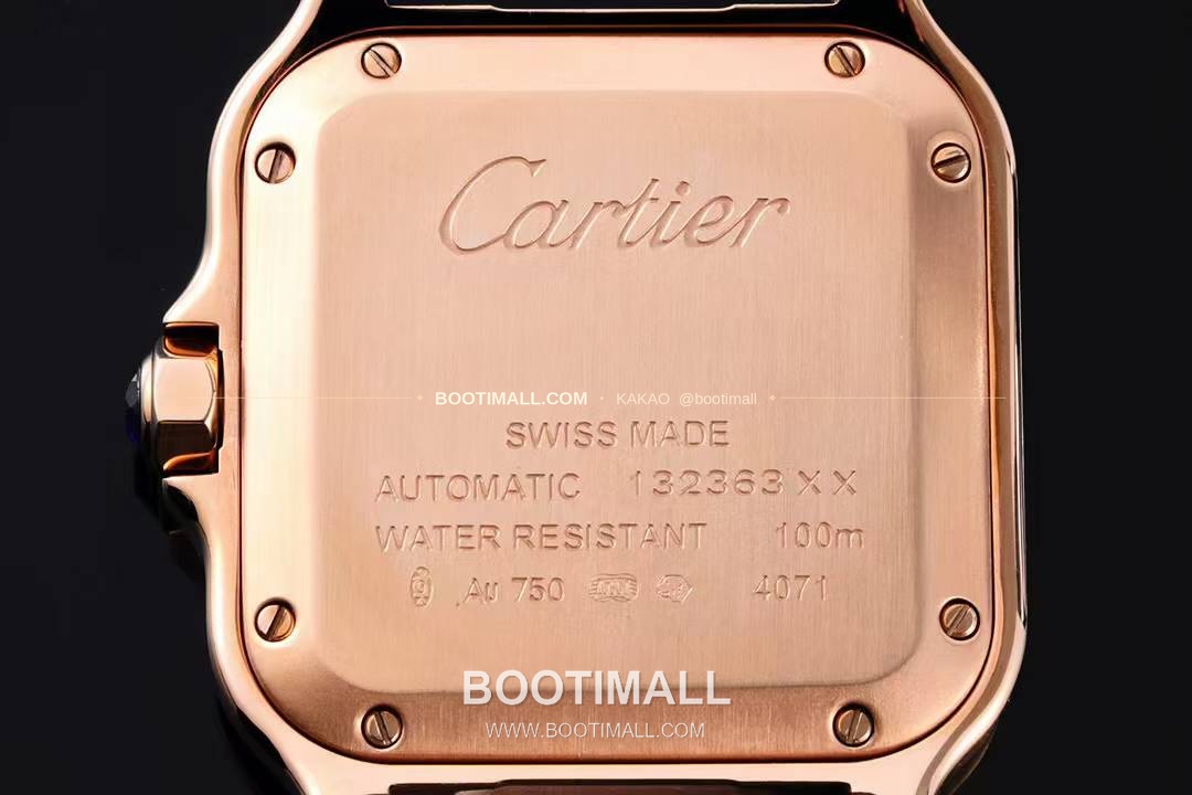 까르띠에 산토스 드 까르띠에 스틸 화이트로만다이얼 오토매틱 Cartier Santos de Cartier Steel White Roman Dial Automatic 35.1mm 5