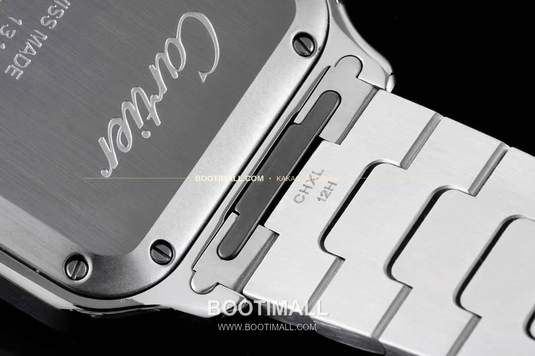 까르띠에 산토스 드 까르띠에 스틸 화이트로만다이얼 오토매틱 Cartier Santos de Cartier Steel White Roman Dial Automatic 35.1mm 6