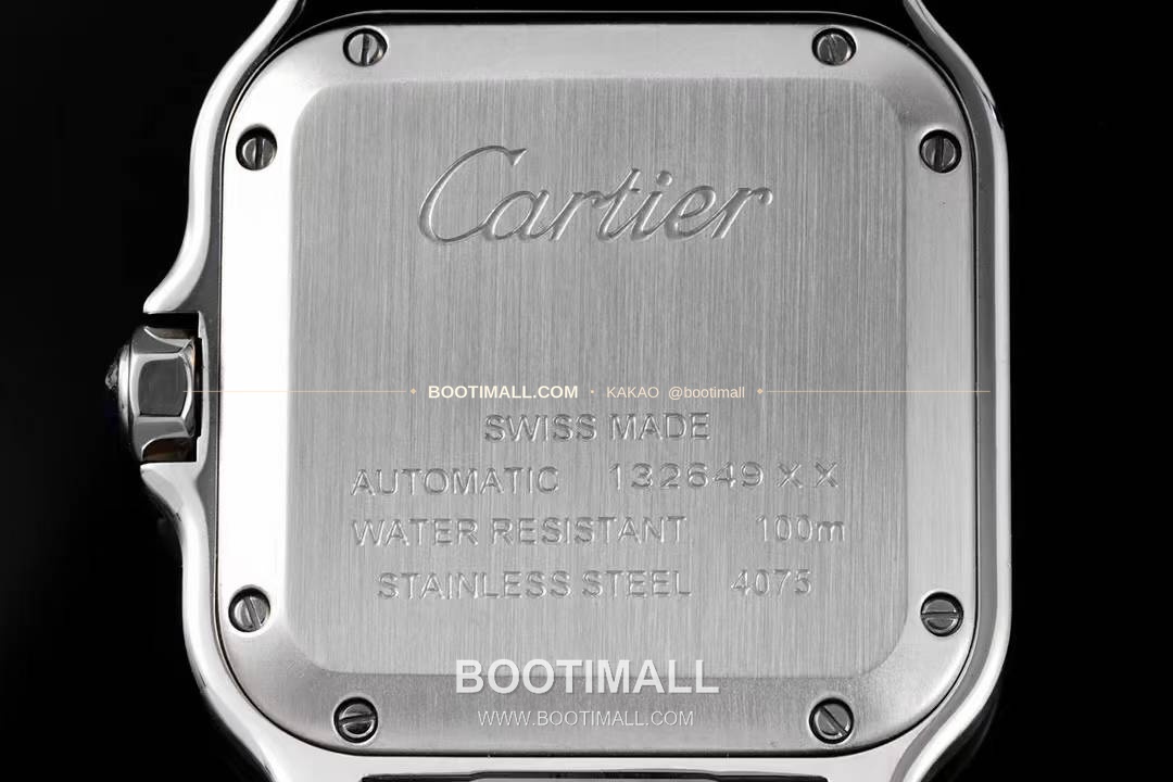 까르띠에 산토스 드 까르띠에 스틸 화이트로만다이얼 오토매틱 Cartier Santos de Cartier Steel White Roman Dial Automatic 35.1mm 5