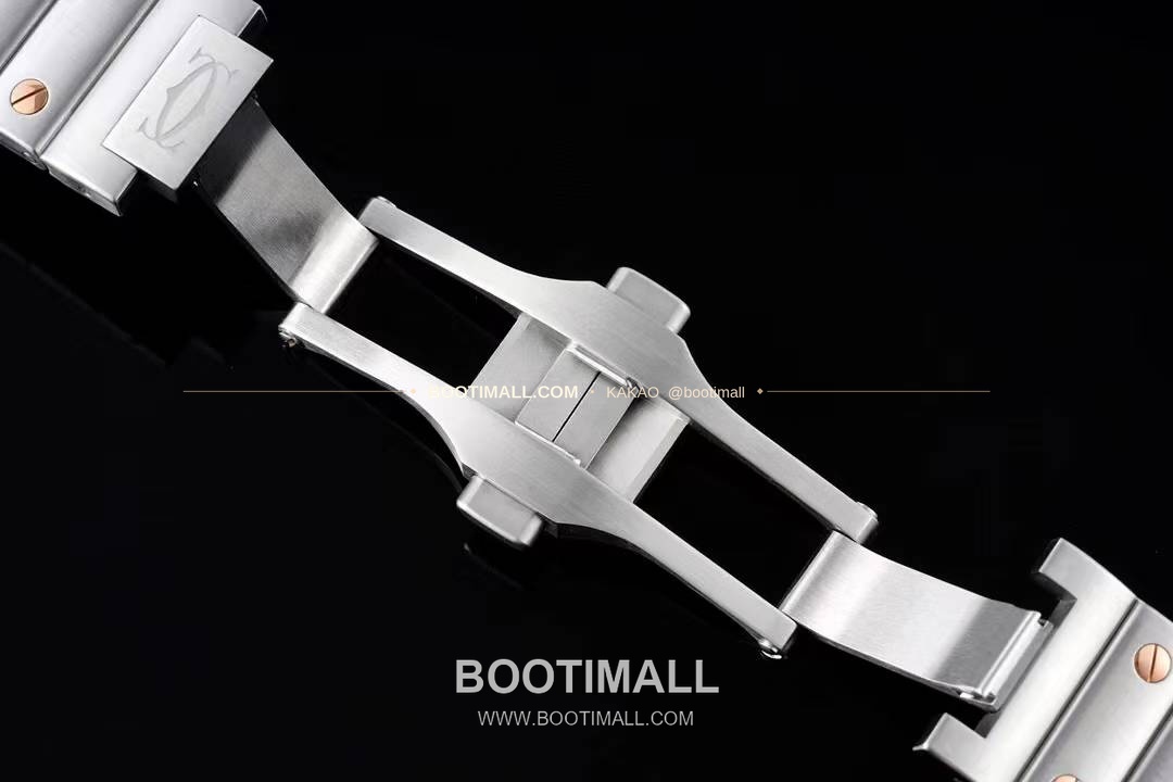 까르띠에 산토스 드 까르띠에 스틸 화이트로만다이얼 오토매틱 Cartier Santos de Cartier Steel White Roman Dial Automatic 35.1mm 9