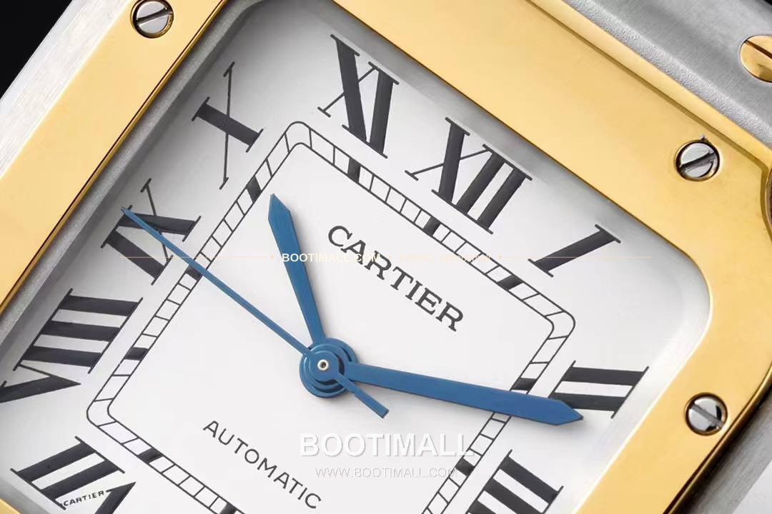 까르띠에 산토스 드 까르띠에 스틸 화이트로만다이얼 오토매틱 Cartier Santos de Cartier Steel White Roman Dial Automatic 35.1mm 2