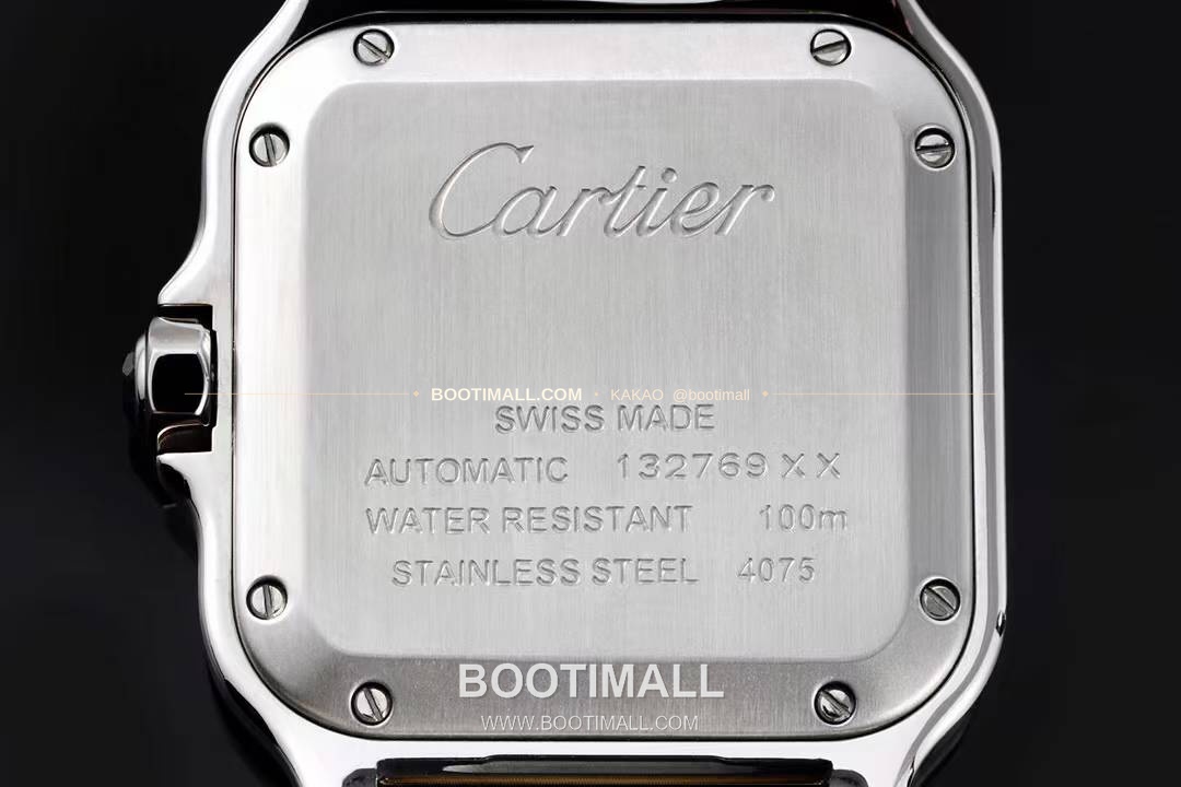 까르띠에 산토스 드 까르띠에 스틸 화이트로만다이얼 오토매틱 Cartier Santos de Cartier Steel White Roman Dial Automatic 35.1mm 5