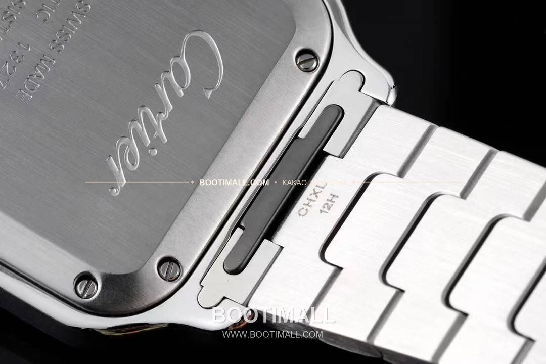 까르띠에 산토스 드 까르띠에 스틸 화이트로만다이얼 오토매틱 Cartier Santos de Cartier Steel White Roman Dial Automatic 35.1mm 6