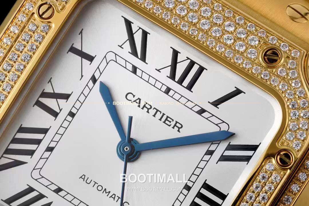 까르띠에 산토스 드 까르띠에 스틸 화이트로만다이얼 오토매틱 Cartier Santos de Cartier Steel White Roman Dial Automatic 35.1mm 2