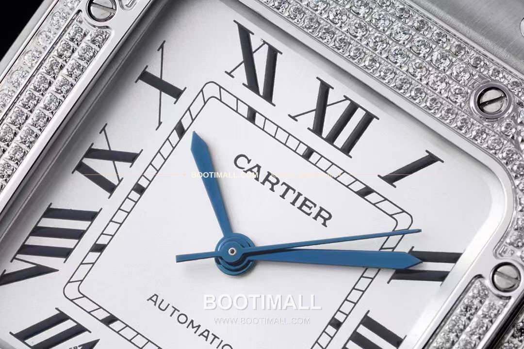 까르띠에 산토스 드 까르띠에 스틸 화이트로만다이얼 오토매틱 Cartier Santos de Cartier Steel White Roman Dial Automatic 35.1mm 2