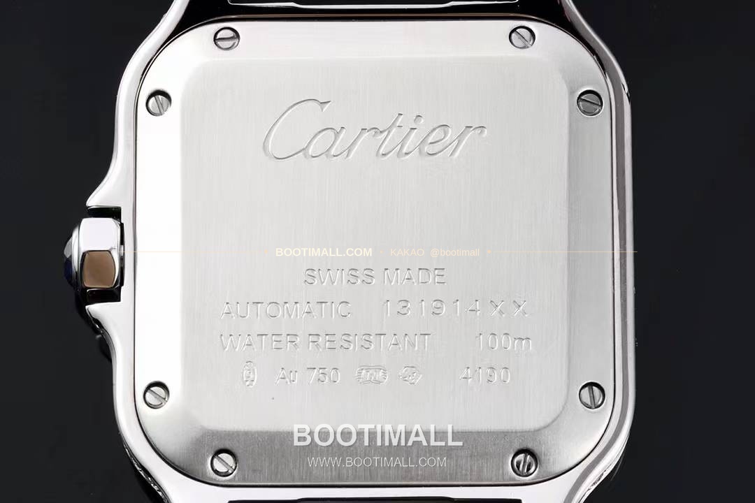 까르띠에 산토스 드 까르띠에 스틸 화이트로만다이얼 오토매틱 Cartier Santos de Cartier Steel White Roman Dial Automatic 35.1mm 5