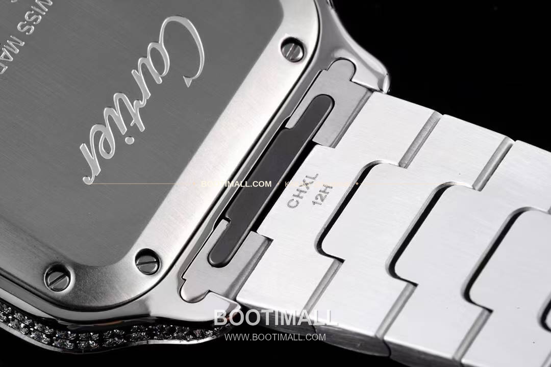 까르띠에 산토스 드 까르띠에 스틸 화이트로만다이얼 오토매틱 Cartier Santos de Cartier Steel White Roman Dial Automatic 35.1mm 6