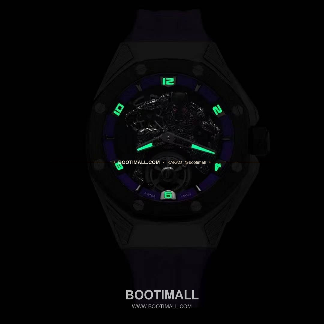 오데마피게 로열오크 컨셉 블랙팬서 스켈레톤 플로팅 투르비옹 수동 Audemars Piguet Royal Oak Concept Black Panther Floating Tourbillon Manual 26620 42mm 9