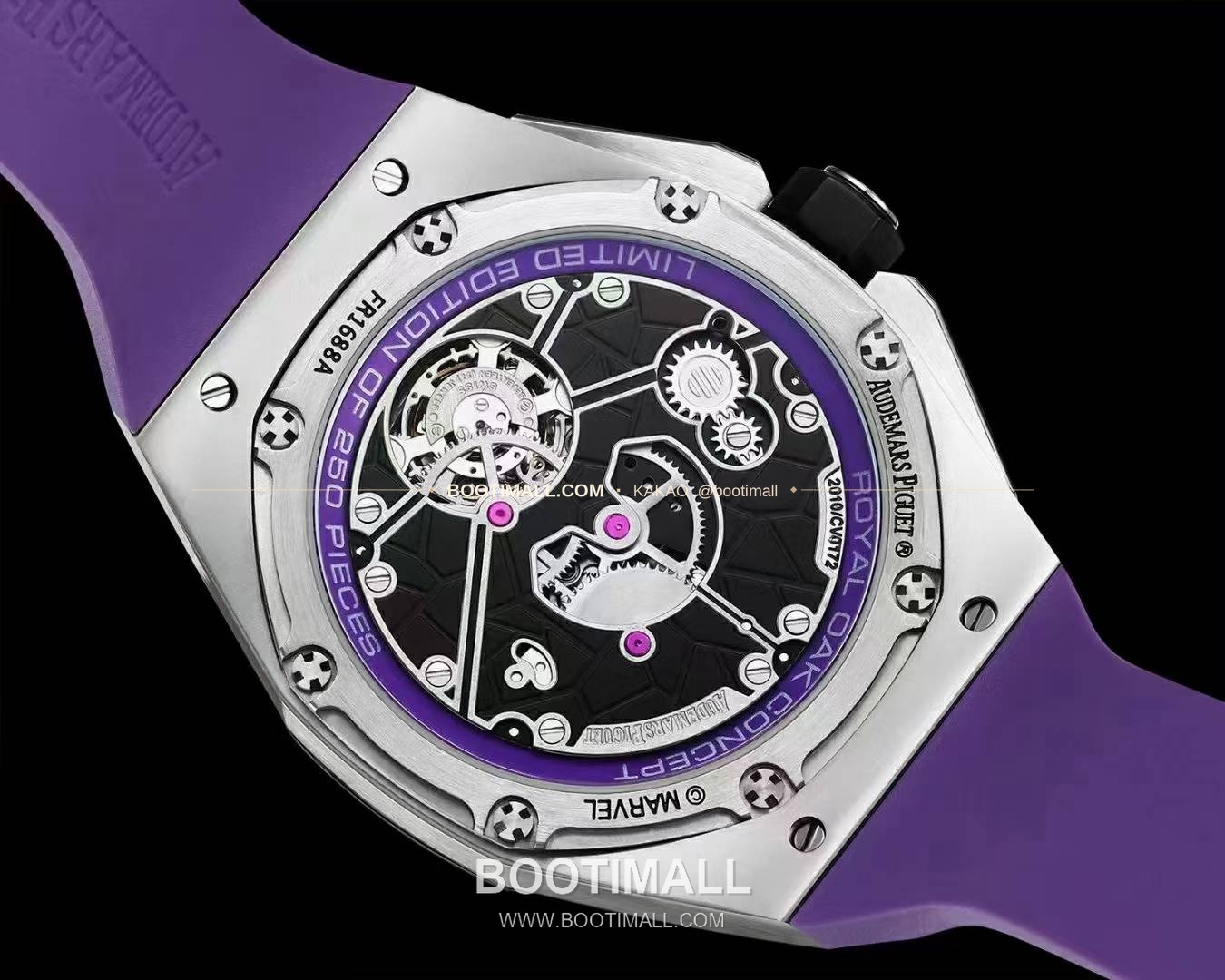 오데마피게 로열오크 컨셉 블랙팬서 스켈레톤 플로팅 투르비옹 수동 Audemars Piguet Royal Oak Concept Black Panther Floating Tourbillon Manual 26620 42mm 6