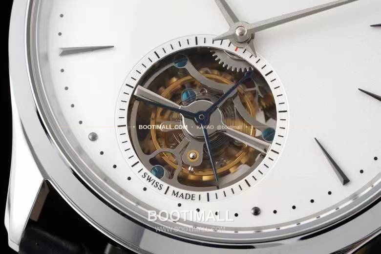 예거르쿨트르 마스터 울트라 씬 투르비옹 실버다이얼 오토매틱 Jaeger LeCoultre Master Ultra Thin Tourbillon Silver Dial Automatic 43mm 5