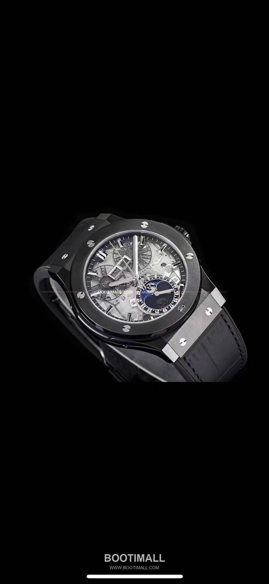 위블로 클래식 퓨전 스켈레톤 문페이즈 멀티캘린더 오토매틱 Hublot Classic Fusion Skeleton Moonphase Multicalendar Automatic 517.CX0170.LR 2